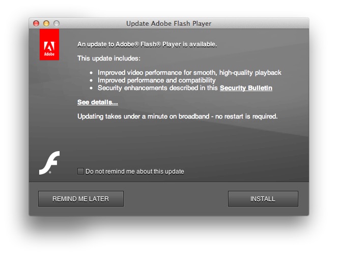 Adobe Flash Player For Mac Current Version Number
