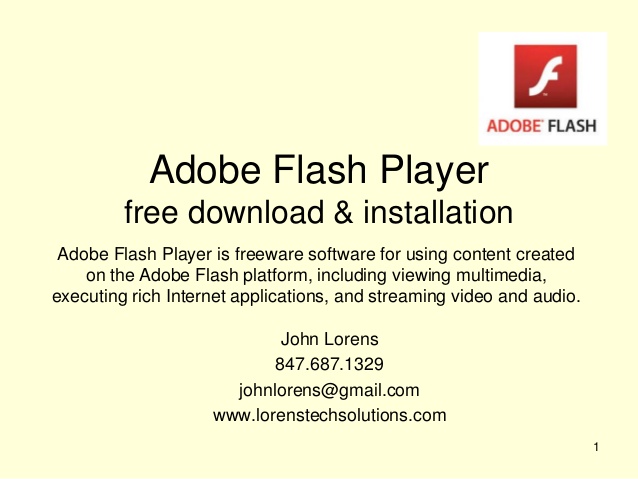 Flash player adobe free download